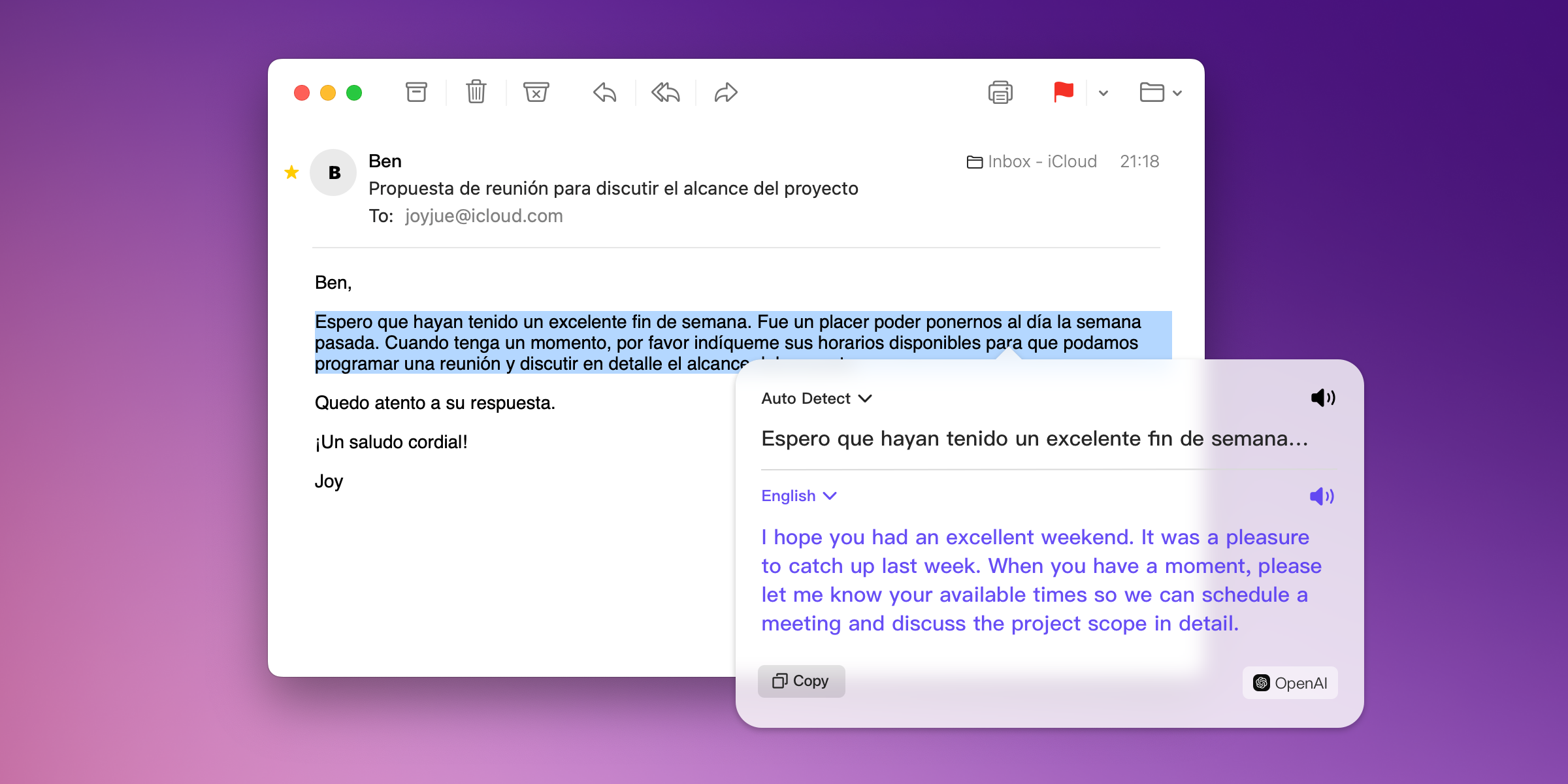 How to Translate Email Easily on Your Mac