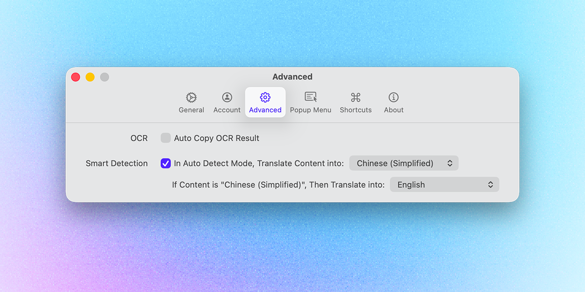 PopTranslate 1.6: Introducing Smart Detection